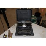 A Royal portable typewriter