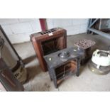 Two vintage gas heaters - sold as collector's item