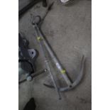 A small galvanised anchor
