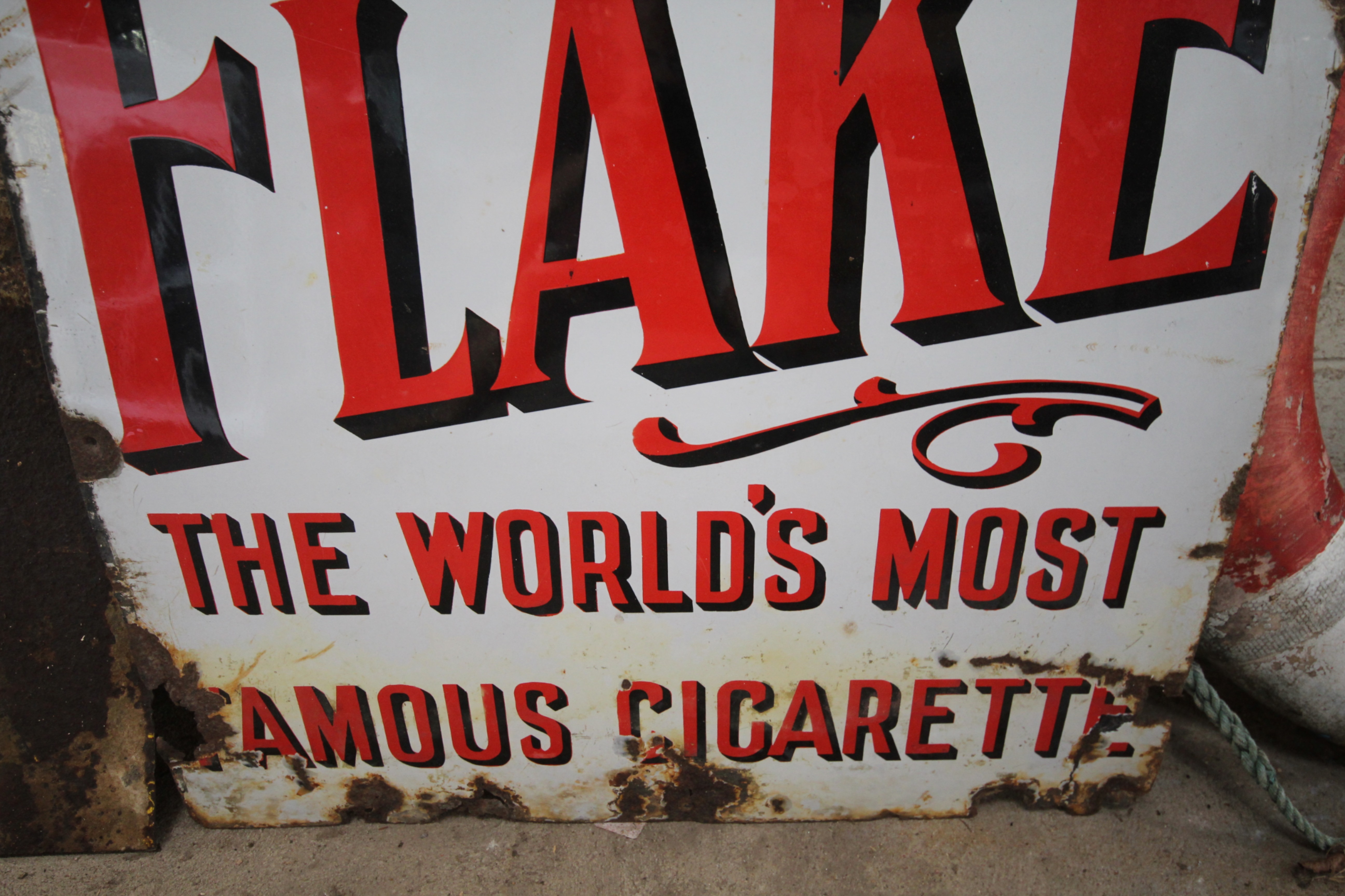 A "Wills Gold Flake" enamel advertising sign, appr - Image 4 of 8