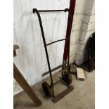 A vintage metal sack barrow