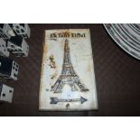 A French cast iron plaque "La Tour Eiffel"