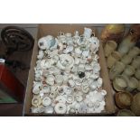 A large quantity of miscellaneous crested china so