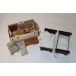 A small quantity of dolls house furniture