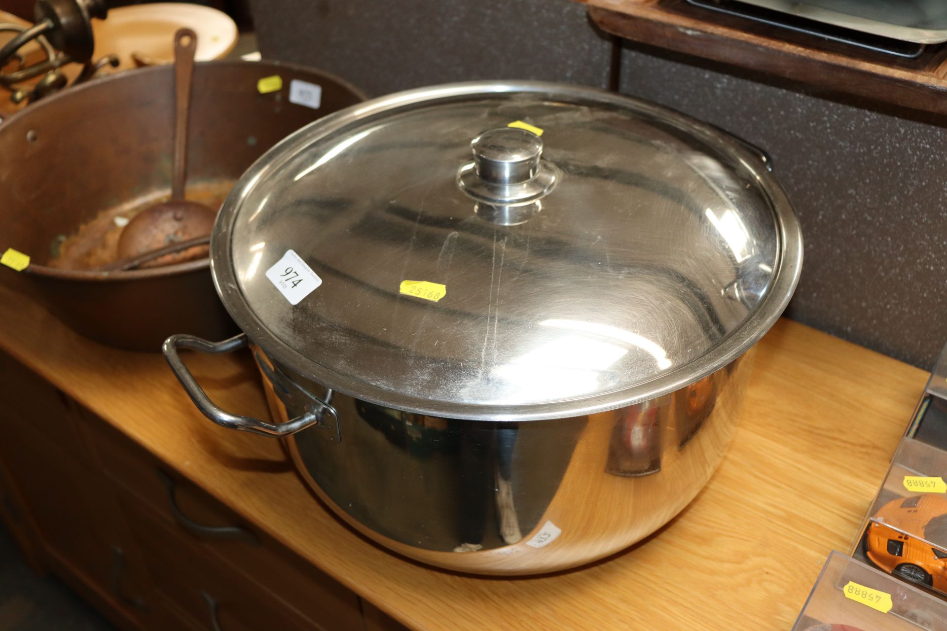 A large preserve pan and cover