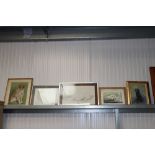 Two framed and glazed pencil sketches signed Jenny Duxford; a Florence Young pastel study of a