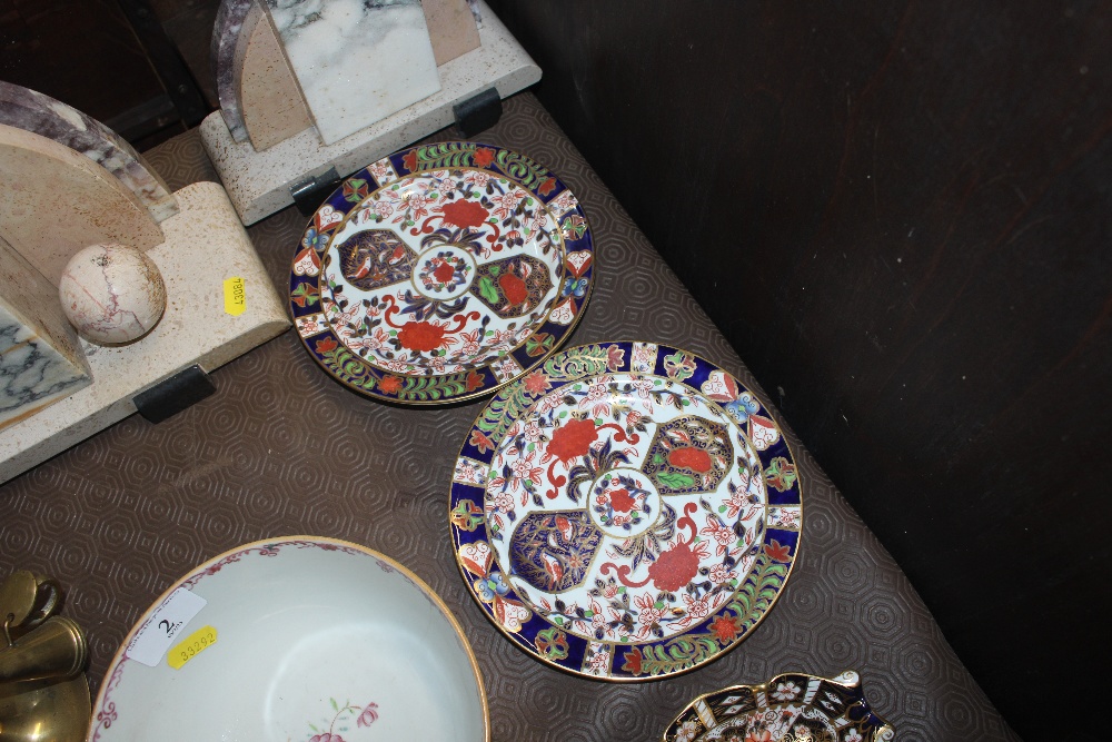 A collection of Derby and Royal Crown Derby plates and dishes - Bild 5 aus 9