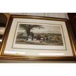 Two 19th Century coloured engravings "Rest" and "L