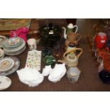 A quantity of various glass and china to include C