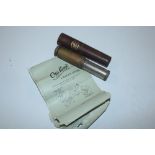 An Otis King cylindrical pocket calculator
