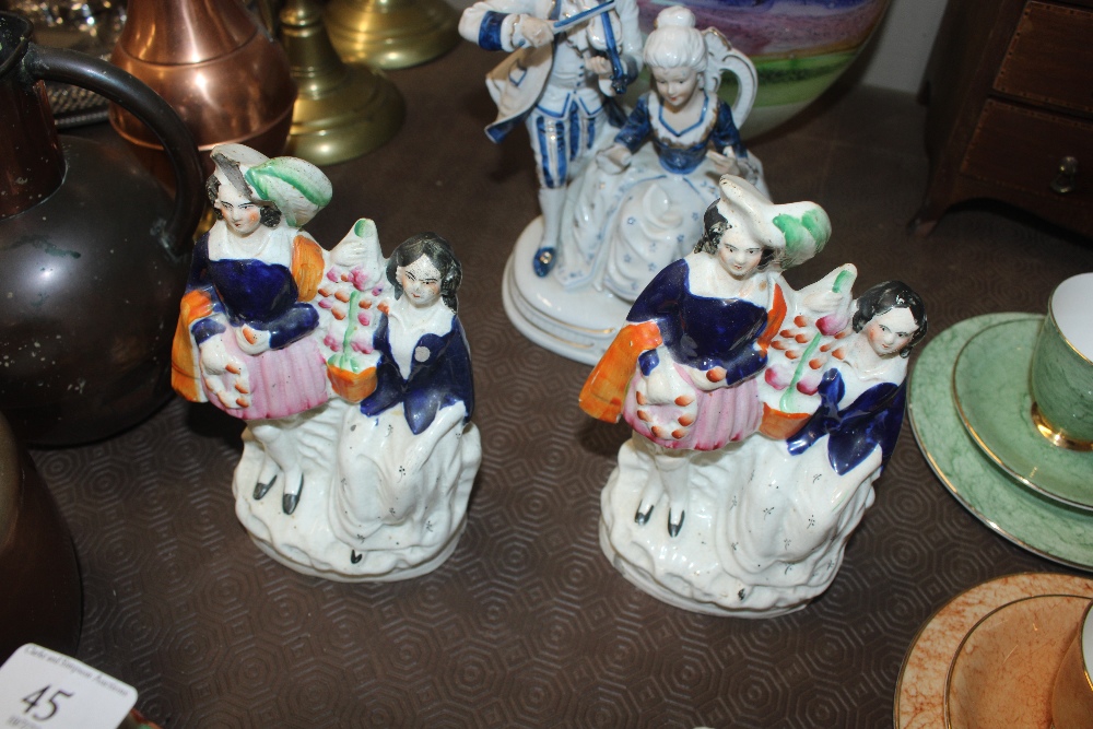 Six porcelain figurines and figure groups includin - Bild 3 aus 5