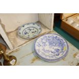Two Victorian transfer decorated plates and an 18t