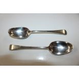 A pair of George V silver table spoons, James Dixo