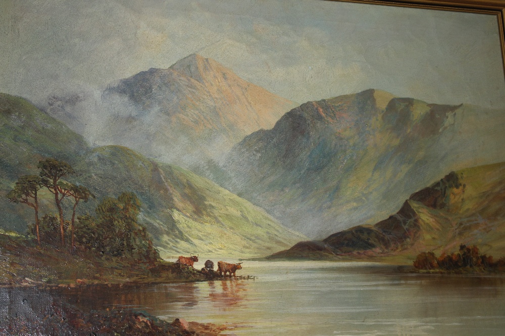 G McGregor, Scottish Highland scene, oil on canvas - Bild 2 aus 3