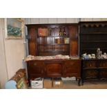 An early 20th Century oak dresser