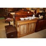 A Victorian mahogany chiffonier