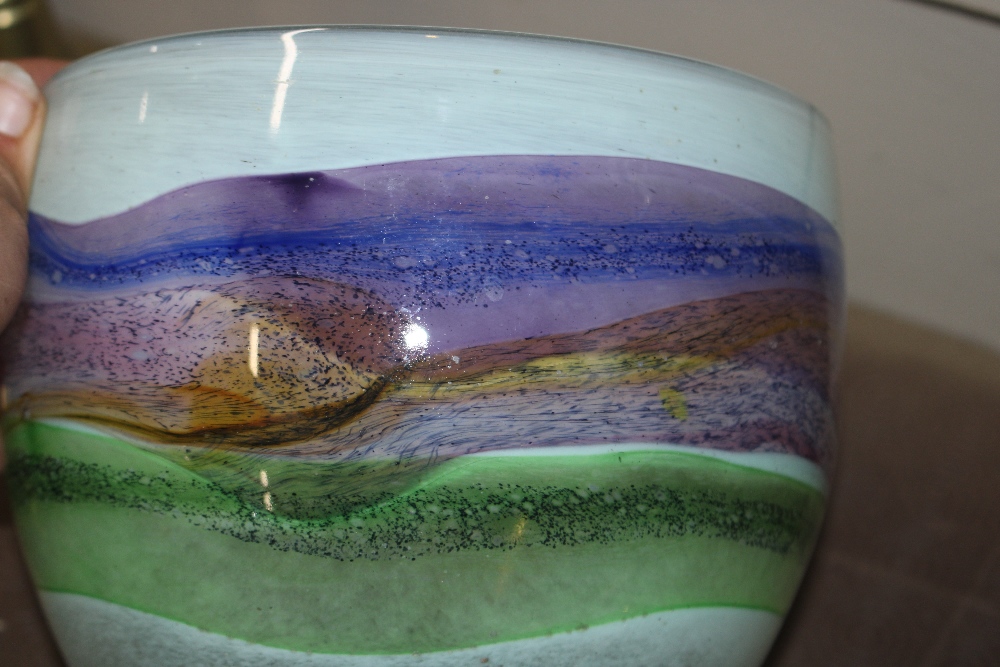 A Pert Art Glass bowl, signed Tom Petit, dated '95 - Bild 2 aus 5