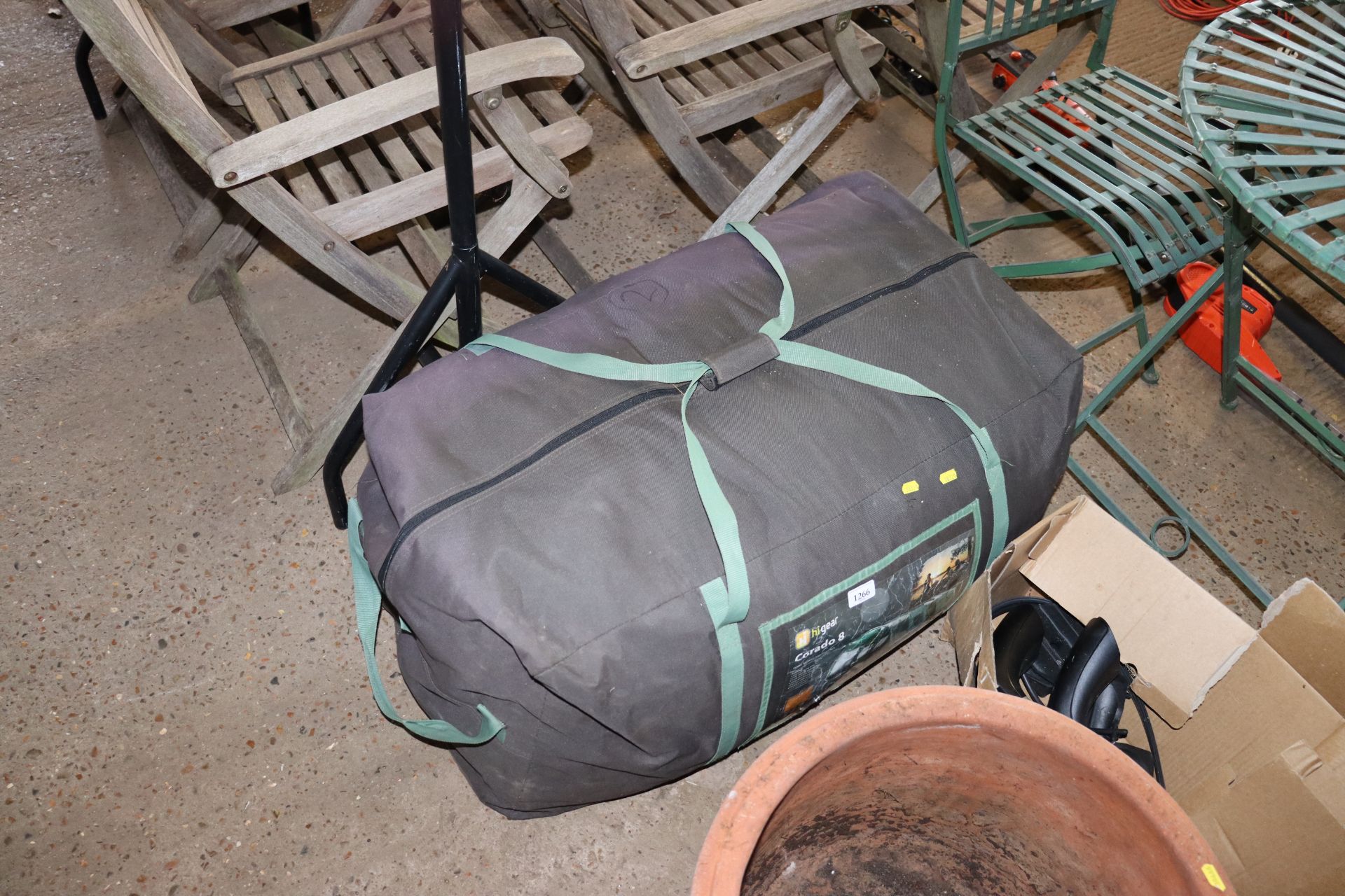 A Hi Gear Corado No.8 camping tent, vendor reports