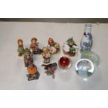 A quantity of ornaments to include Beswick chaffin