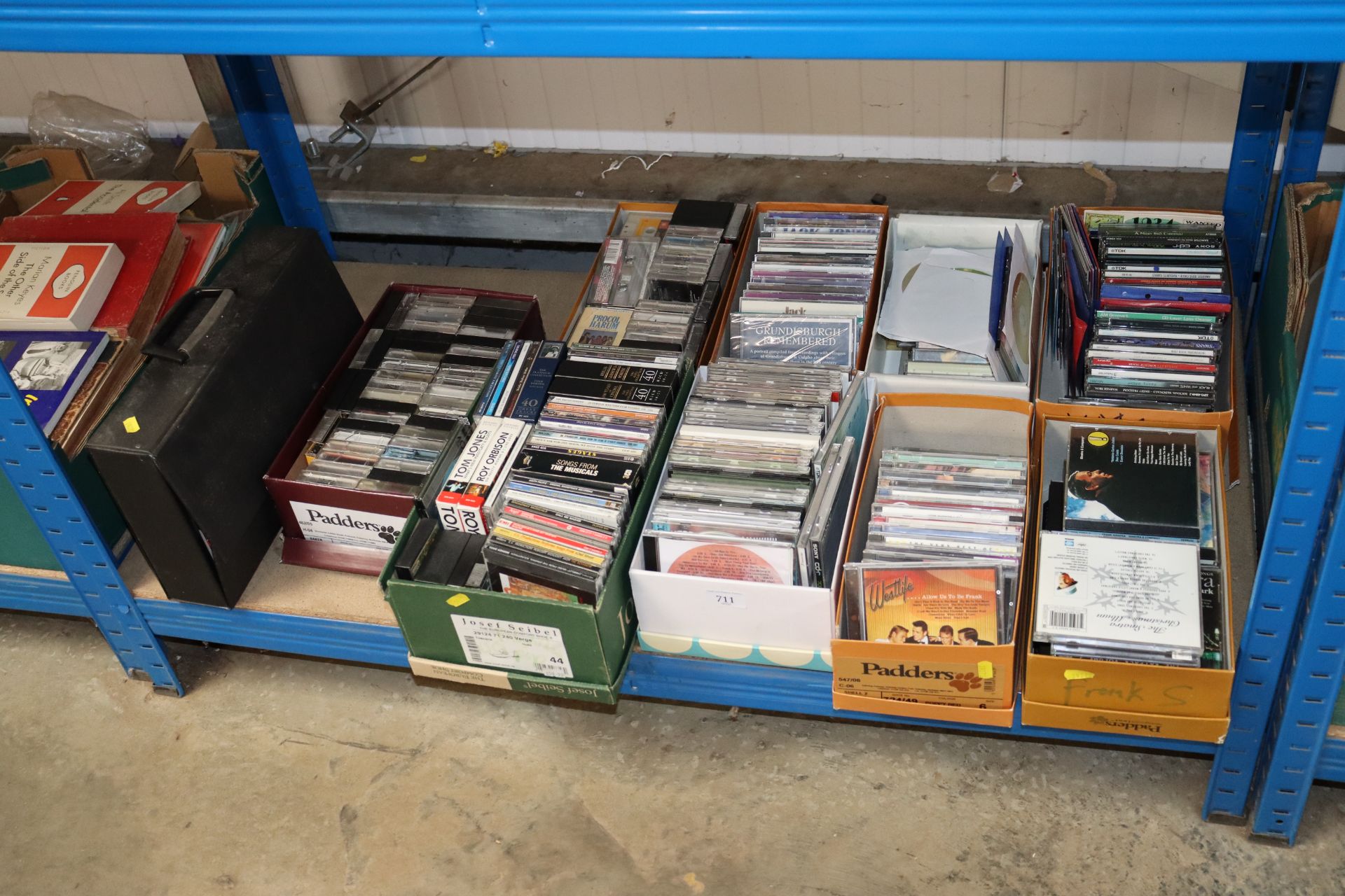 A quantity of various CDs