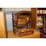 Two mahogany dressing table mirrors