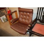 A retro leather chair