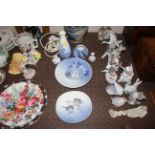 A collection of Royal Copenhagen porcelain