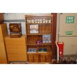 A teak Nathan style bookcase