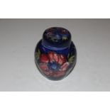 A Moorcroft "Anemone" pattern ginger jar and cover