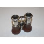 A pair of opera glasses, The eye pieces marked "Jo