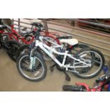 A child's Apollo Moonstone mountain bike with fron