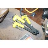 A three piece heavy duty wrench set (87)
