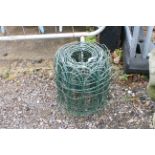 A quantity of wire garden edging