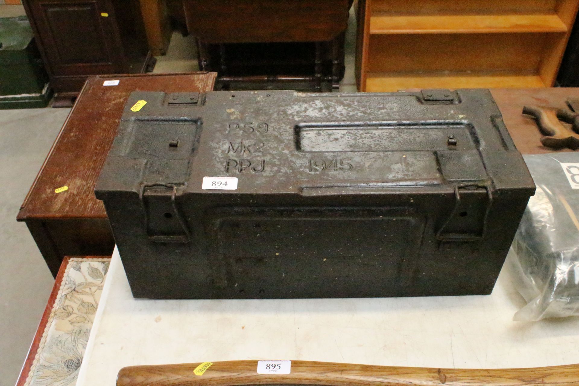 A 1945 ammo box