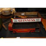 A "Guinness Omnibus" advertising crate