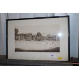 Pencil signed limited edition engraving depicting