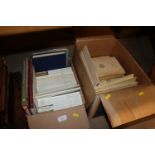 Two boxes of Exeter College Assoc. and Suffolk Ins