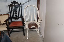 A Laura Ashley rocking chair