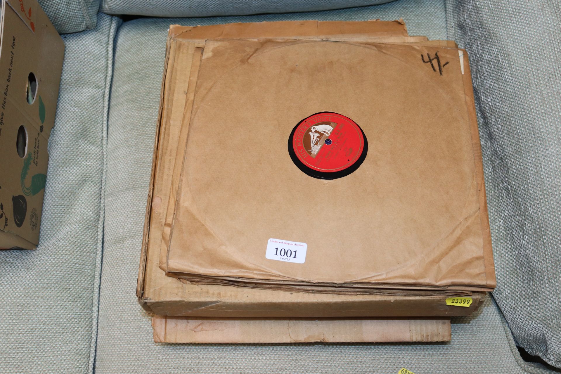 A collection of 78 RPM records