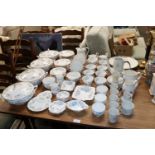 A collection of Royal Albert 'Silver Maple' patter