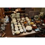 A collection of various pottery to including Devon