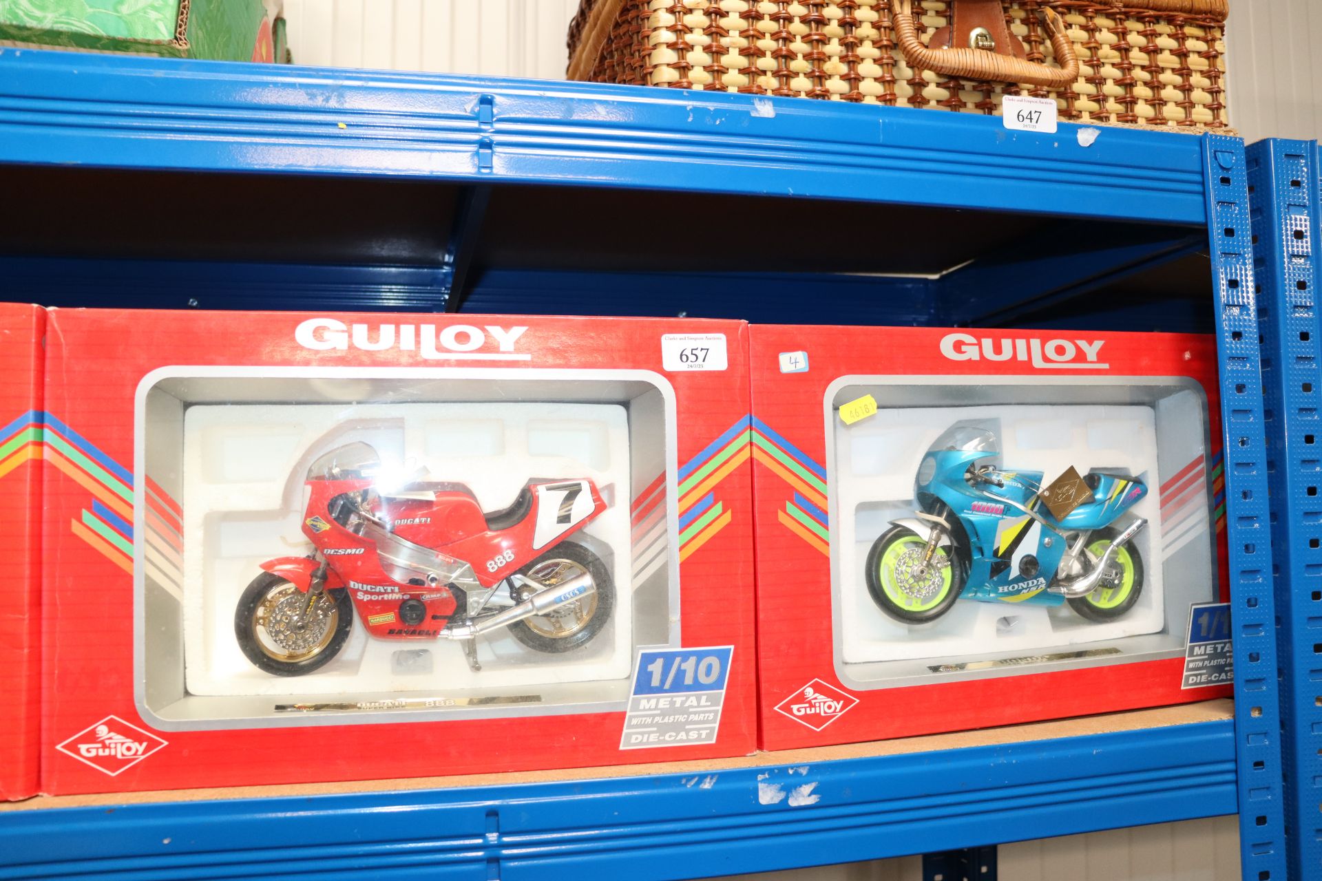 Four boxed diecast model motorbikes - Image 3 of 3