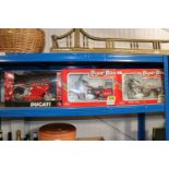 Two boxed diecast superbike models of motorbikes a
