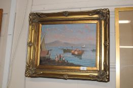 L. Scala, study of continental coastal scene with