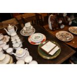 A quantity of Caverswall Christmas plates; various