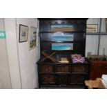 An early 20th Century oak dresser