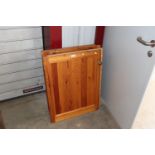 Four pine cupboard doors