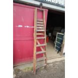 A set of wooden Slingsby decorators steps