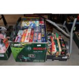 Two boxes of board games