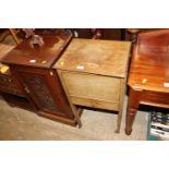 An Edwardian sewing cabinet